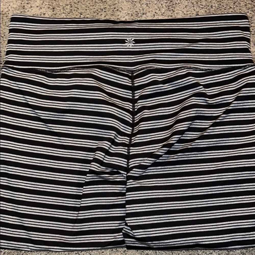 Athleta Striped Capri Leggings - Size XL - Picture 3 of 6